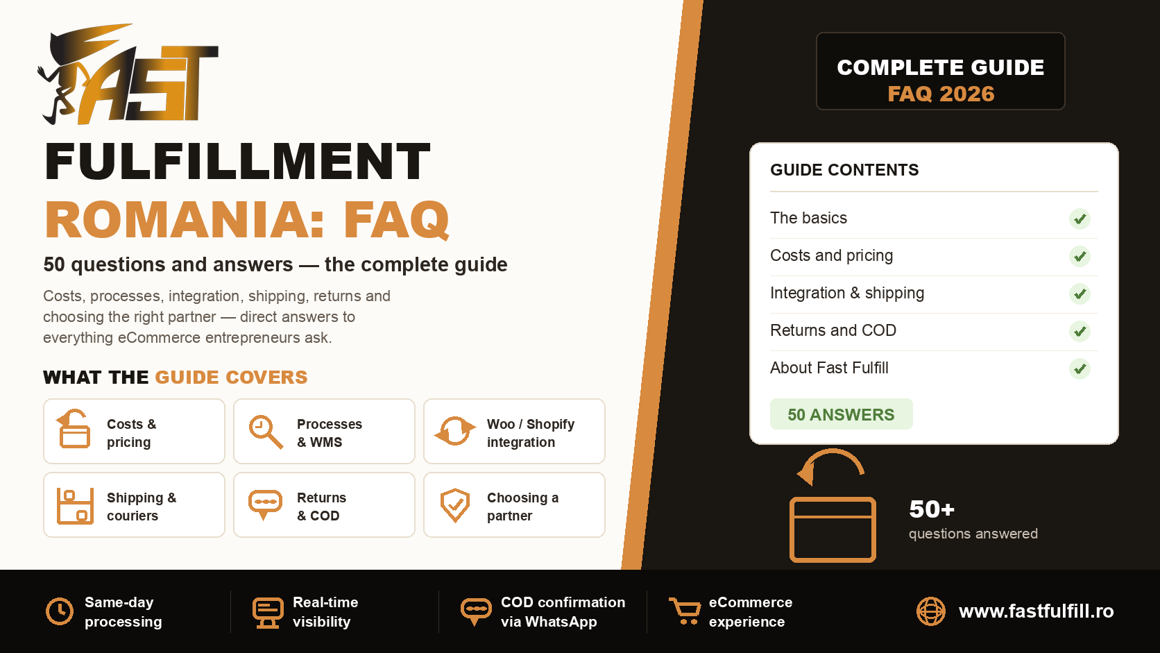 Fulfillment in Romania — 50 questions and answers about costs, processes, integration, shipping and returns | Fast Fulfill